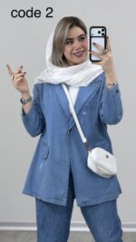 مانتو جین مدل سنا کد 09412 B-5 - Image 5