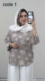 شومیز مدل آراگل کد 09416 B-6