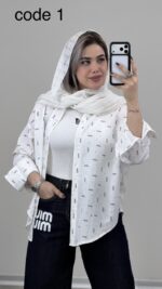شومیز MIU MIU  کد 09407 - Image 7