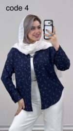 شومیز MIU MIU  کد 09407 - Image 4