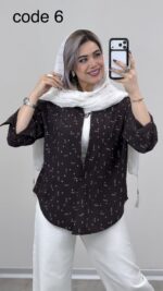 شومیز MIU MIU  کد 09407 - Image 3