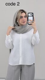 شومیز مدل بیتا کد 09290 A-21 - Image 6