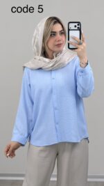 شومیز مدل بیتا کد 09290 A-21 - Image 8