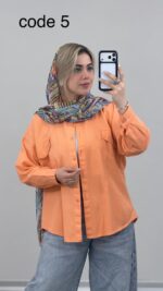 مانتو کتان مدل یلدا کد 09293 A-9 - Image 3