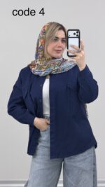 مانتو کتان مدل یلدا کد 09293 A-9 - Image 2