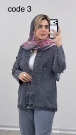 مانتو جین مدل پریناز کد 09151 B-3 - Image 2
