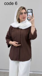شومیز مدل یسنا کد 09294 A-12 - Image 10