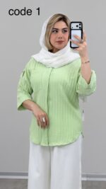 شومیز مدل یسنا کد 09294 A-12 - Image 3