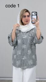 شومیز مدل دلنیا کد 09299 A-15 - Image 6