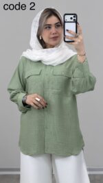 شومیز مدل افرا کد 09370 - Image 4