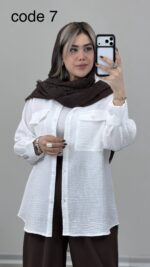 شومیز مدل افرا کد 09370 - Image 12