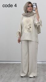بلوز و شلوار مدل ستایش کد 09376 - Image 7