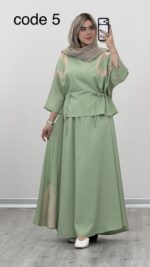 شومیز و دامن مزونی مدل بارلی کد 09379 A-3 - Image 6