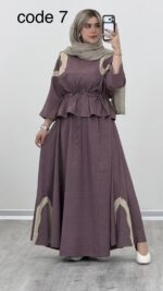 شومیز و دامن مزونی مدل بارلی کد 09379 A-3 - Image 9