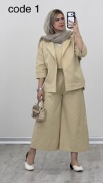 کت + جلیقه + شلوار مدل آتریسا کد 09380 A-4 - Image 9