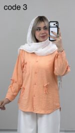 شومیز مدل مهوین کد 09381 B-16