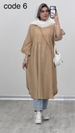 مانتو بلند مدل ملیسا کد 09396 A-8 - Image 6