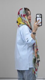مانتو لینن مدل پرنیان کد 09386 A-8 - Image 7