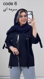 مانتو لینن مدل پرنیان کد 09386 A-8 - Image 8
