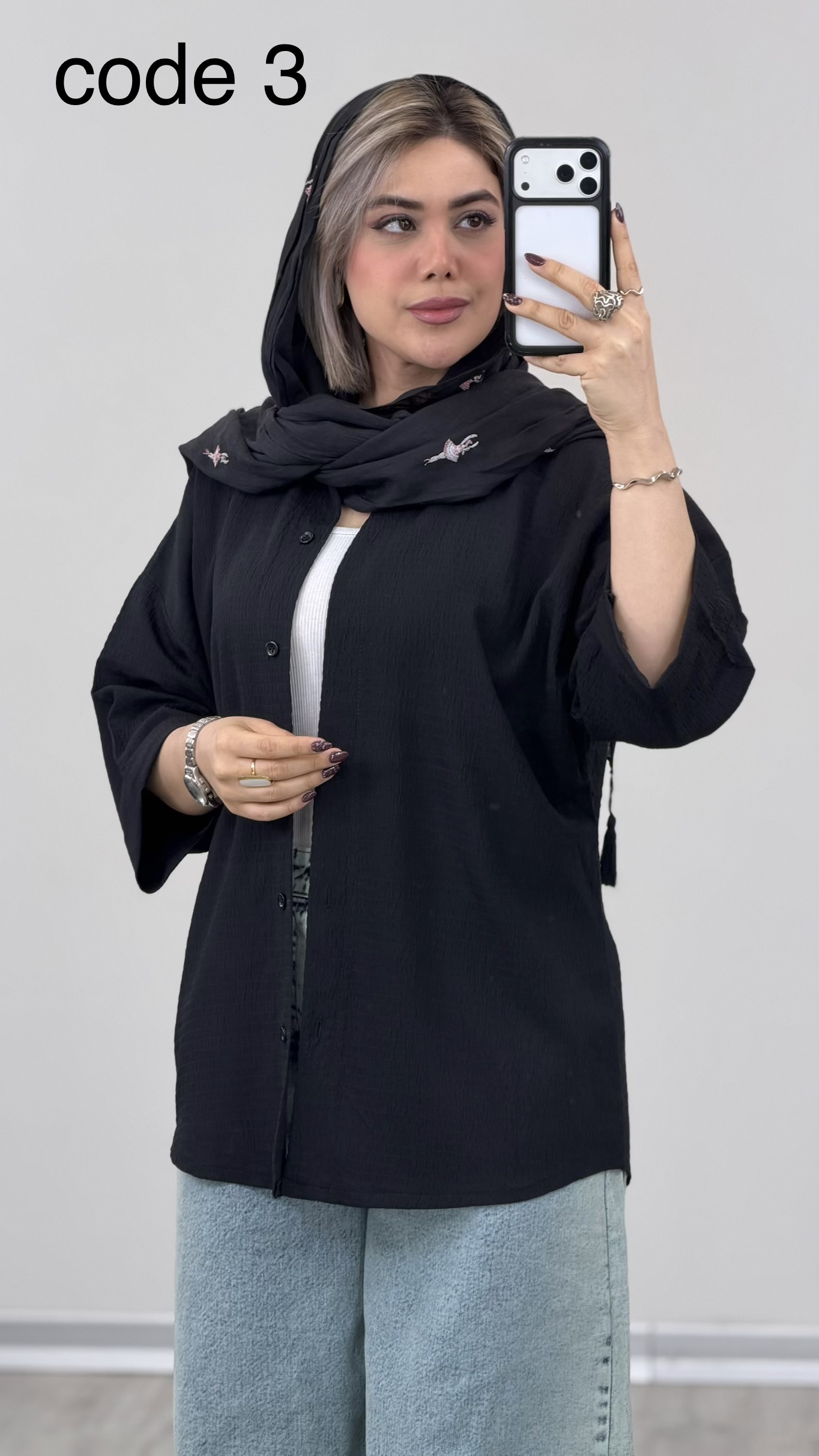 IMG_0825 (1) شومیز (ویژه محرم) کد 09515 - Image 1