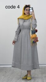 پیراهن مدل نازدخت کد 09930 A-17 - Image 3