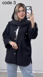 مانتو لینن (ویژه محرم) کد 09523