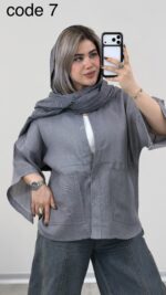 شومیز مدل بنیس کد 09418 B-12 - Image 7