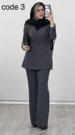 کت + جلیقه + شلوار مدل آرنیکا کد 09423 A-7 - Image 6
