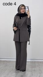 کت + جلیقه + شلوار مدل آرنیکا کد 09423 A-7 - Image 2
