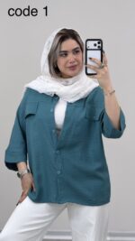 شومیز مدل تهمینه کد 09425 A-4 - Image 4