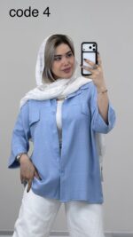 شومیز مدل تهمینه کد 09425 A-4 - Image 6
