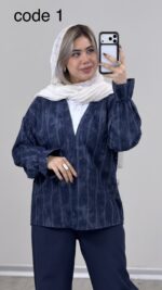 تونیک یقه سفیدمدل درسا کد 09442 A-1 - Image 4