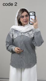 شومیز مدل پریشاد کد 09447 A-8 - Image 2