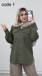شومیز مدل هلسا کد 09455 A-9