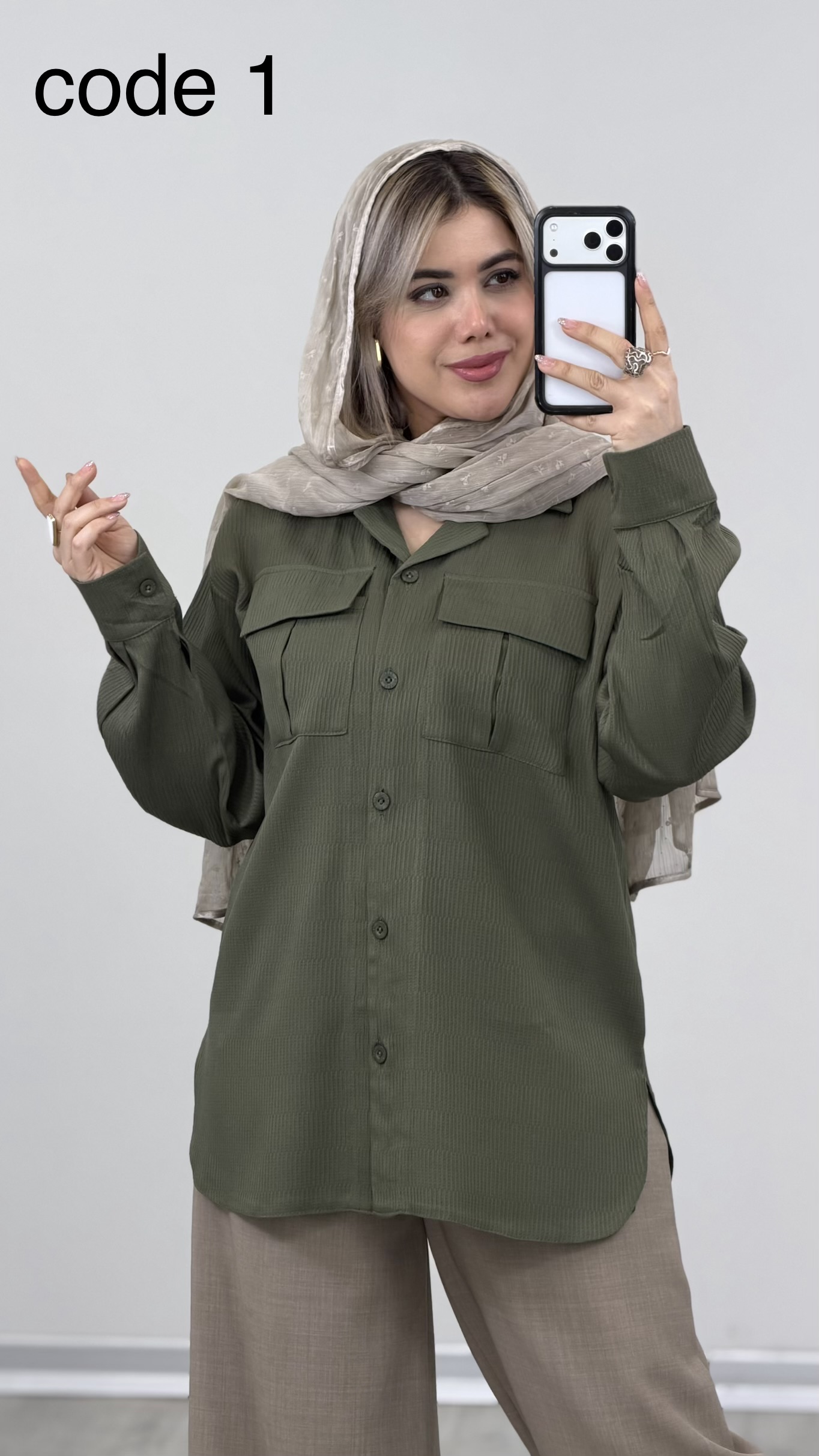 IMG_2580 شومیز مدل هلسا کد 09455 A-9 - Image 1
