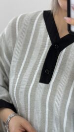 شومیز و شلوار مدل دلسا کد 09457 B-14 - Image 3