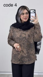 شومیز مدل روشنک کد 09461 A-6
