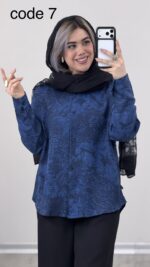 شومیز مدل روشنک کد 09461 A-6 - Image 7