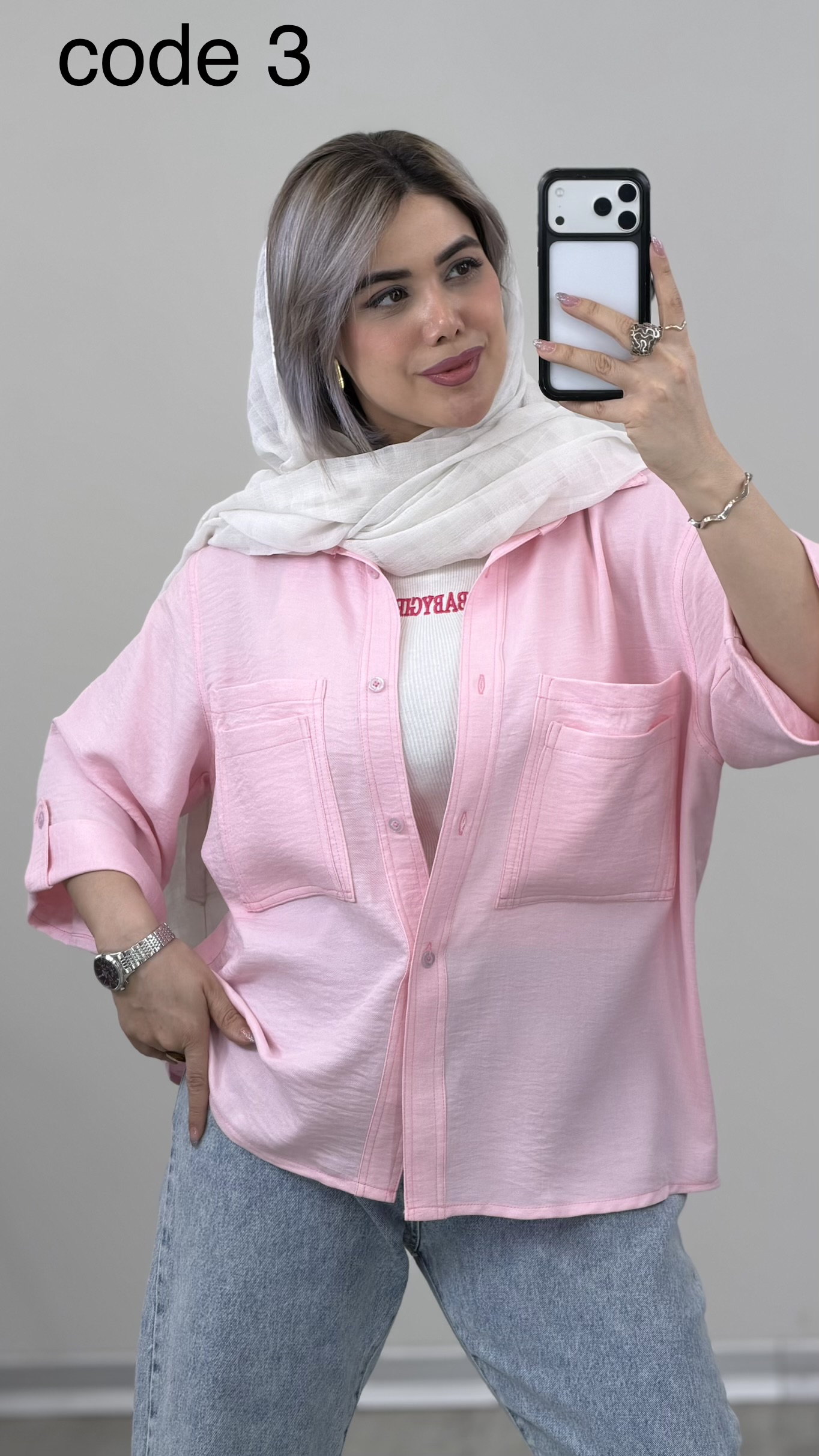 IMG_2660 شومیز مدل پرند کد 09459 A-5 - Image 1