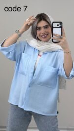شومیز مدل پرند کد 09459 A-5 - Image 6