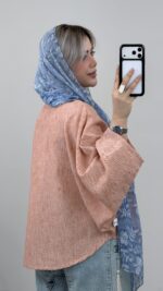 شومیز کیمونو مدل فرزانه کد 09463 A-5 - Image 3