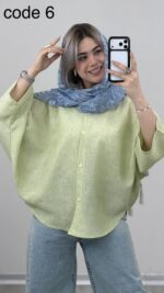 شومیز کیمونو مدل فرزانه کد 09463 A-5 - Image 4
