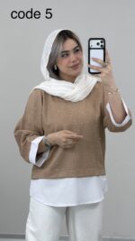 تونیک مدل روزیتا کد 09467 B -15 - Image 4