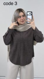شومیز مدل ایلماه کد 09430 - Image 6
