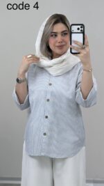 شومیز دیپلمات مدل آریسان کد 09468 A-2 - Image 5