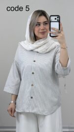 شومیز دیپلمات مدل آریسان کد 09468 A-2 - Image 4