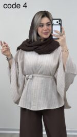 شنل دیپلمات مدل اسما کد 09466 - Image 8