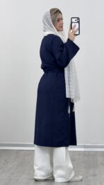 مانتو بلند مدل نارمیلا کد 09470 A-13 - Image 4