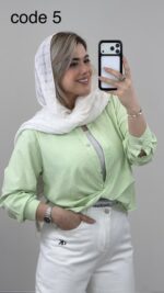 شومیز مدل یگانه کد 09476 B-14 - Image 7