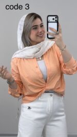 شومیز مدل یگانه کد 09476 B-14 - Image 8